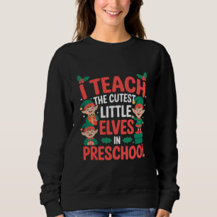 Sweatshirt Professeur de Noël J'enseigne aux lutins les plus