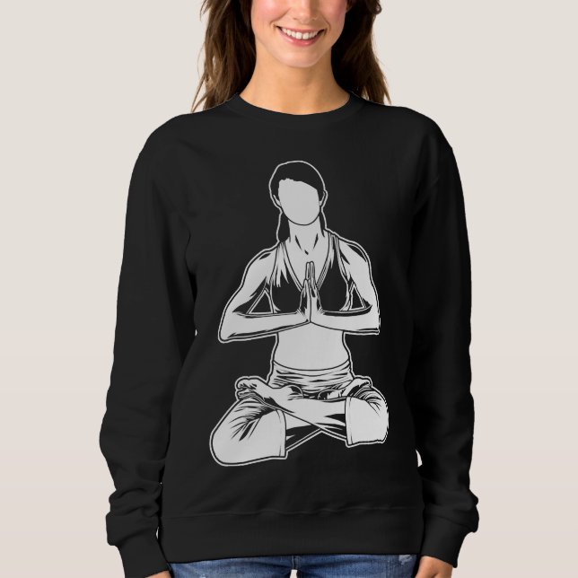 Sweatshirt Professeur de yoga (Devant)