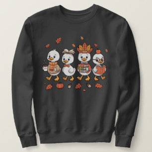 Sweatshirt Professeur d'oie d'automne Livre de maternelle et