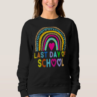 Sweatshirt Professeur Joyeux Dernier Jour De L'École Leopard