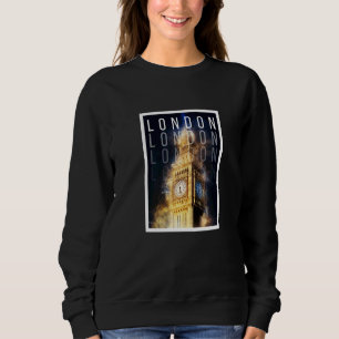 Sweatshirt Profitez de Londres  J'aime Londres Cool Londres B