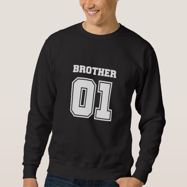 Sweatshirt Profitez du monde n° 1 Brother 01 Sport Style Best (Devant)