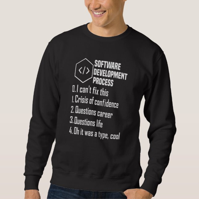 Sweatshirt Programmer Software Developer Computer Engineer Ne (Devant)
