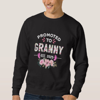 Sweatshirt Promoté Aux Cadeaux Granny Est 2025 Première Fois 