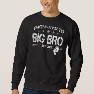 Sweatshirt Promu À Big Bro 2022 Pour Nouveau Frère Premier Ti