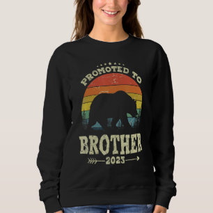 Sweatshirt Promu À Frère Ours Nouveau Papa 2023 Mens
