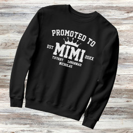 Sweatshirt Promu À MIMI Est Année Grandchildren Nom