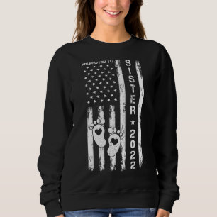 Sweatshirt Promu À Soeur 2022 Premier Drapeau De Soeur Usa