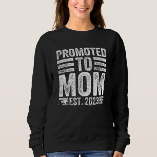 Sweatshirt Promu Maman 2023 Pour Nouvelle Maman Première Fois