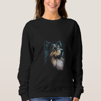 Sweatshirt Propriétaire de chien Sheltie Shetland Sheepdog fé