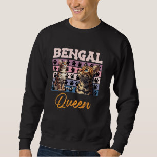 Sweatshirt Propriétaire du chat Bengale BENGAL REINE Bengale