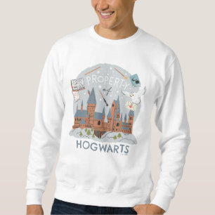 Sweatshirt Propriété de Hogwarts Dessin Animé Graphique