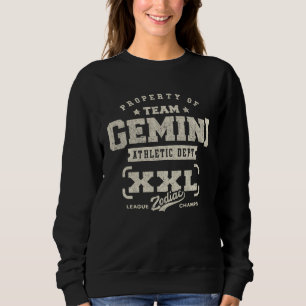 Sweatshirt Propriété de l'équipe Gemini Zodiac League Horosco