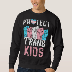 Sweatshirt Protéger Les Enfants Transgenres Lgbt Pride Soutie