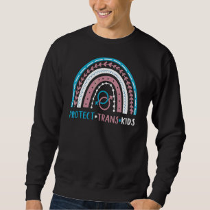 Sweatshirt Protéger Trans Kid Rainbow Support Lgbt Pride Égal