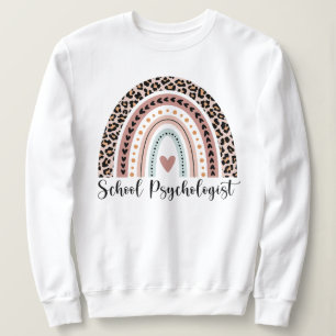 Sweatshirt Psychologue scolaire Rainbow, Psychologue scolaire