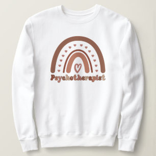 Sweatshirt Psychothérapeute Boho Rainbow