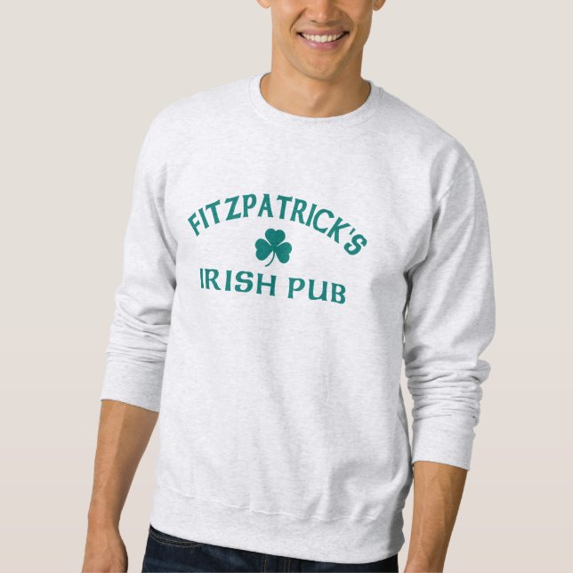 Sweatshirt Pub irlandais de Fitzpatrick (Devant)