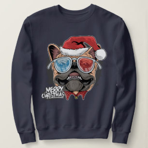 Sweatshirt Pug de Christmas