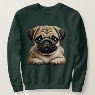Sweatshirt Pug puppy
