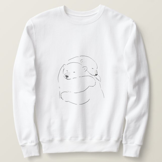 Sweatshirt pull doux et tricoté confortable (Design devant)