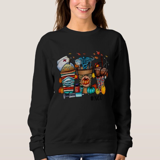 Sweatshirt Pumpkin Spice NCU Nurse Pumpkin Fall vibes outfit  (Devant)