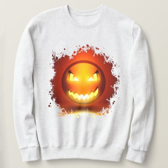 Sweatshirt Pumpkinmoji (Design vorne)