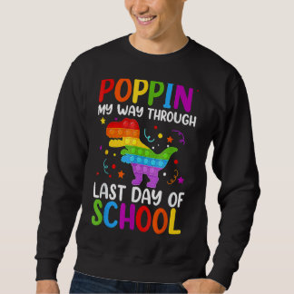 Sweatshirt Puppin' Mon Chemin À Travers Dernier Jour De L'Éco
