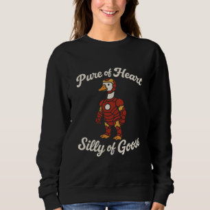 Sweatshirt Pur de cœur, fou de l'oie