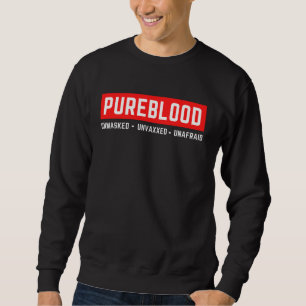 Sweatshirt Pureblood non masqué sans peur
