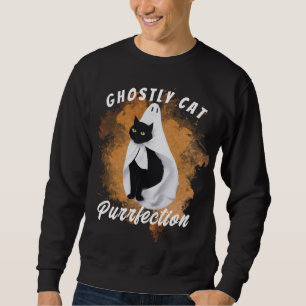 Sweatshirt Purfection de chats gais, Halloween de chats noirs