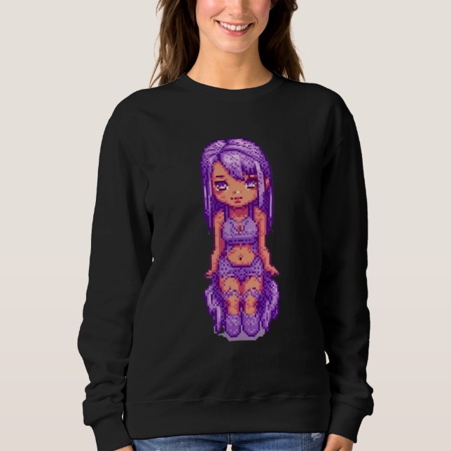 Sweatshirt Purple fille (Devant)
