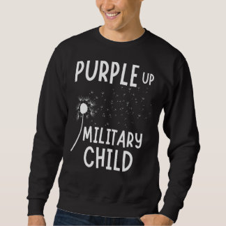 Sweatshirt Purple Up Militaire Mois Mois Dandelion