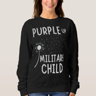 Sweatshirt Purple Up Militaire Mois Mois Dandelion