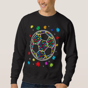 Sweatshirt Puzzle Soccer Support Sensibilisation sur l'autism