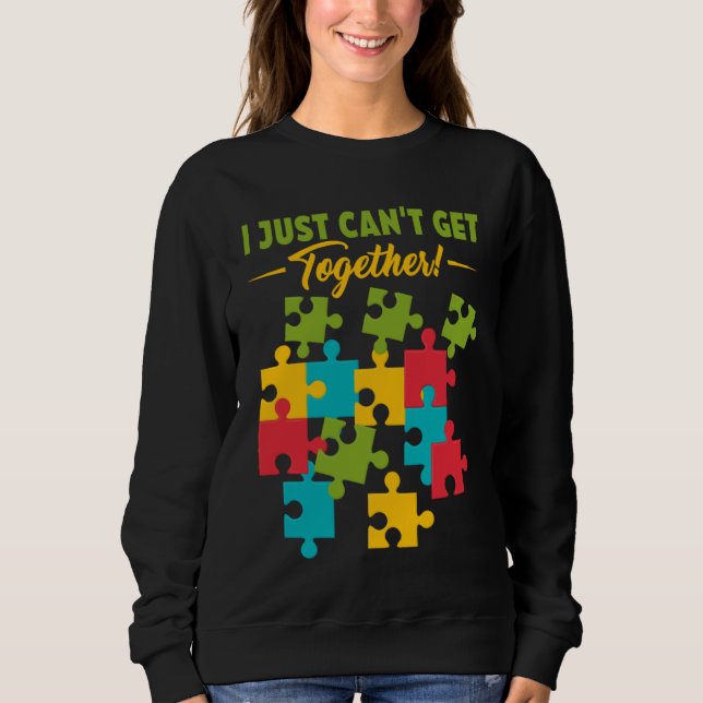 Sweatshirt Puzzle Solving Puzzles Hobby Crossword   6 (Devant)