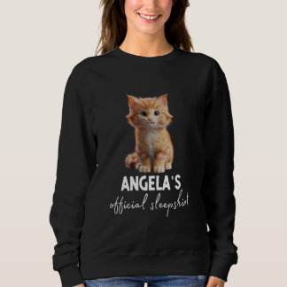 Sweatshirt Pyjama Officiel De Chat Sleepshirt ANGELA