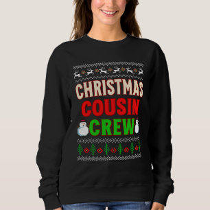 Sweatshirt Pyjamas de Noël de l'équipage Cousin Cadeaux Cousi
