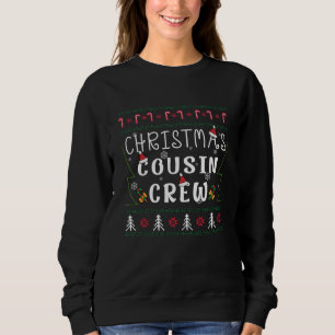 Sweatshirt Pyjamas d'équipage Cousin Noël Correspondant Cousi