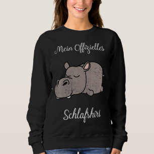 Sweatshirt Pyjamas, robe de nuit, Hippo