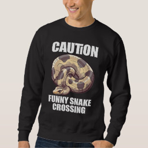 Sweatshirt Python boule Serpent Reptile Nouille Reptile Sne
