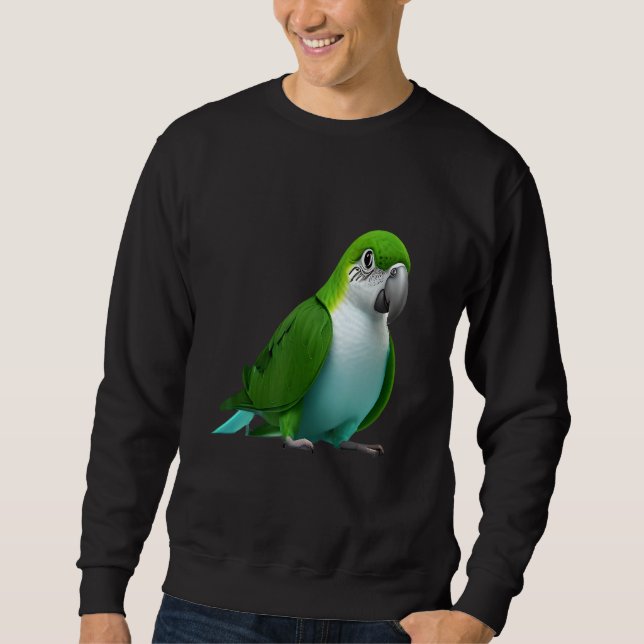 Sweatshirt Quaker Parrots birds animals pet  Cute quotes Fami (Devant)