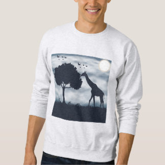 Sweatshirt Quand la Lune murmure à la Giraffe