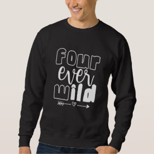 Sweatshirt Quatre jamais sauvages