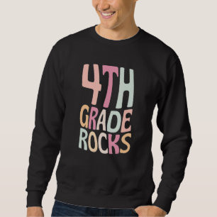 Sweatshirt Quatrième année, ça déchire ! Prof rétro élève de 
