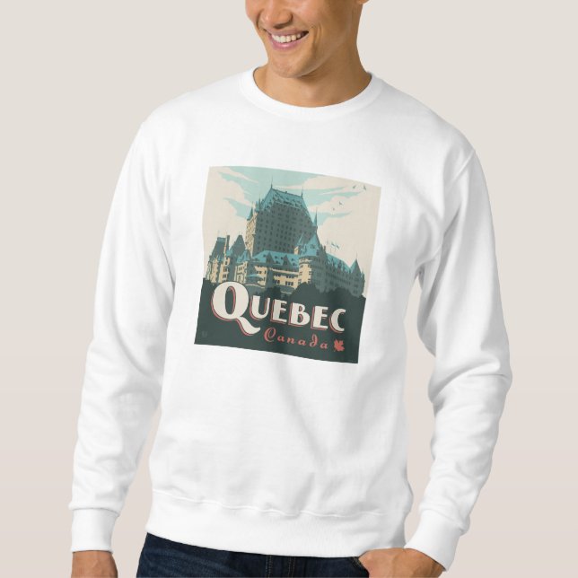 Sweatshirt Québec Canada | Château Frontenac (Devant)
