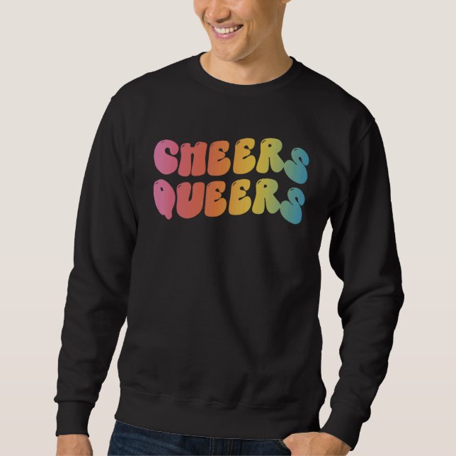 Sweatshirt Queer Human Rights Bisexual Pride Ally Transgender (Devant)