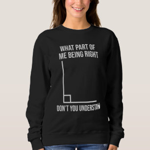 Sweatshirt Quelle Partie De Prof De Maths Mathématicien Ingén