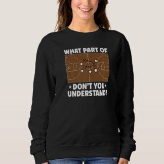 Sweatshirt Quelle Partie Du Basket Vous Ne Comprenez Pas Drôl