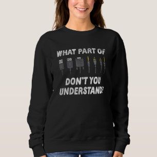 Sweatshirt Quelle pièce ne comprend pas l'ingénieur du son